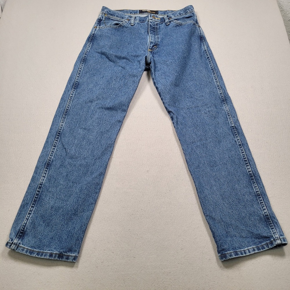 Wrangler George Strait Cowboy Cut Jeans Mens 33x30 Blue Denim 1013MGSHD